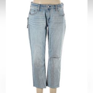 NWT Rag & Bone Light Blue Boyfriend Cropped Denim Jeans size 30